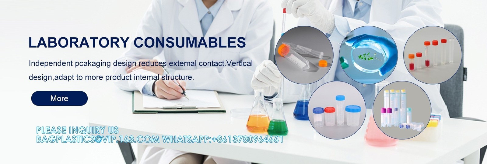 Biogevaarlijke zak, zipband, lege band, autoclaveerbaar, cytoxisch afvalzak