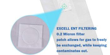 Autoclaveerbare plantenkweekzakken Spawnzakken Boerderijpaddestoelspawnzakken 0,2 micron Filterpatch Paddestoelsubstraatzakken 1