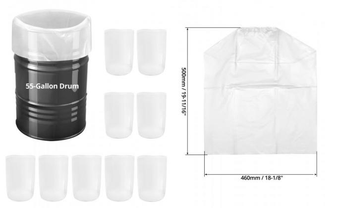 Spout chemische opslag ronde bodem olie Liner Drum 200 Ltr Ronde bodem aluminium folie zak Drum Liner Met Snap 2