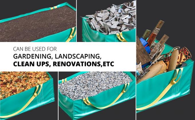 5 Ton Waste Garbage Collection Landscaping-Skip van Tuindumpster de Douaneskip van Zak de Super Zakken Jumbozak van Dumpster pp 7