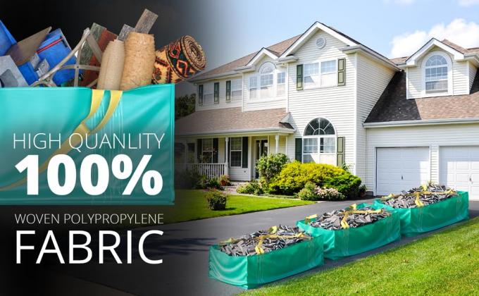 5 Ton Waste Garbage Collection Landscaping-Skip van Tuindumpster de Douaneskip van Zak de Super Zakken Jumbozak van Dumpster pp 8