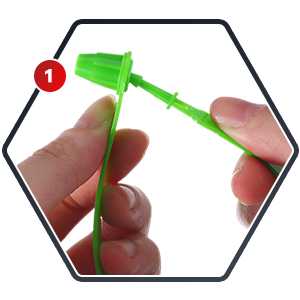 Plastic Truck Door Seal Veiligheidszegels Tamper proof Tite-Lock Veiligheidslabels Genummerd Veilig Eenmalig slot 6