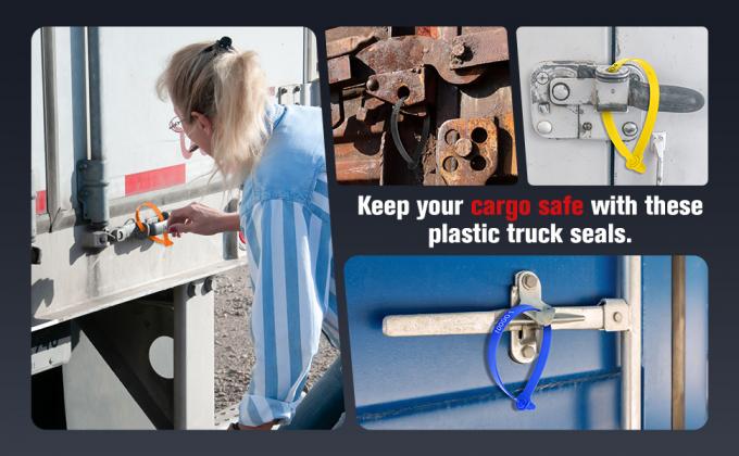 Plastic Truck Door Seal Veiligheidszegels Tamper proof Tite-Lock Veiligheidslabels Genummerd Veilig Eenmalig slot 9