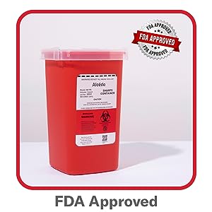 Sharps-container voor thuisgebruik 1 liter (1-pakket) 3