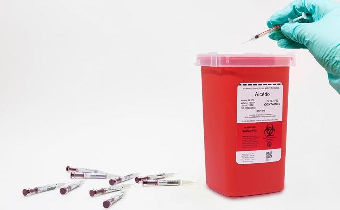 Sharps-container voor thuisgebruik 1 liter (1-pakket) 6