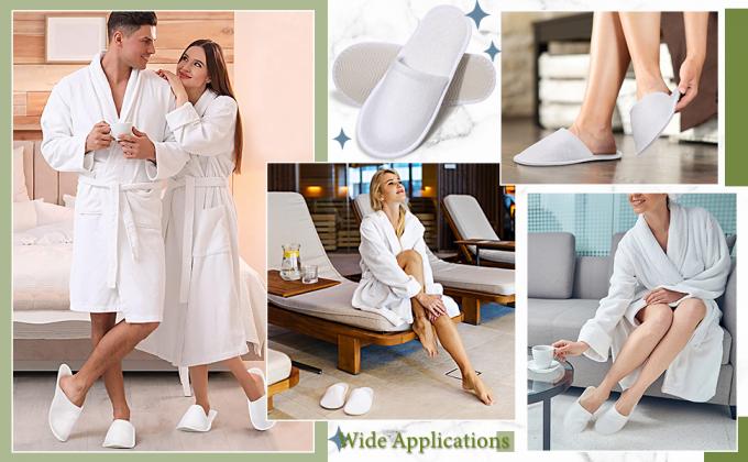 Wegwerpschoenen, SPA-schoenen met gesloten tenen, niet-slip-schoenen, comfortabele, individueel ingepakte gastschoenen 6