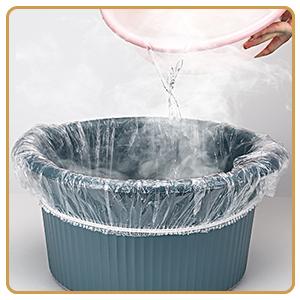 Wegwerpvoetverzorging Spa-liners, Duidelijk Plastic eenmalig gebruik Voet Spa-liners, Wegwerpvoetbad Liner One-Off Voetbad 2