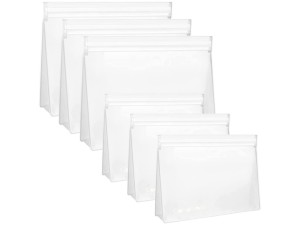 Toilettenzakken, zachte plastic reismake-up cosmetische zakken, rits sluitingsontwerp, waterdichte draagbare draagtassen 11