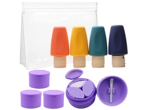 Toilettenzakken, zachte plastic reismake-up cosmetische zakken, rits sluitingsontwerp, waterdichte draagbare draagtassen 13