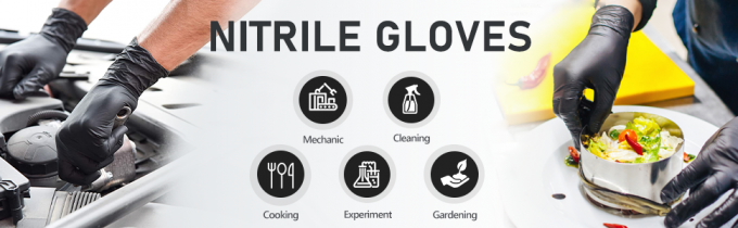 Nitrilhandschoenen, 4mil-100 tel, wegwerphandschoenen Latexvrij, wegwerphandschoenen voor huishouden, voedselveilig 0