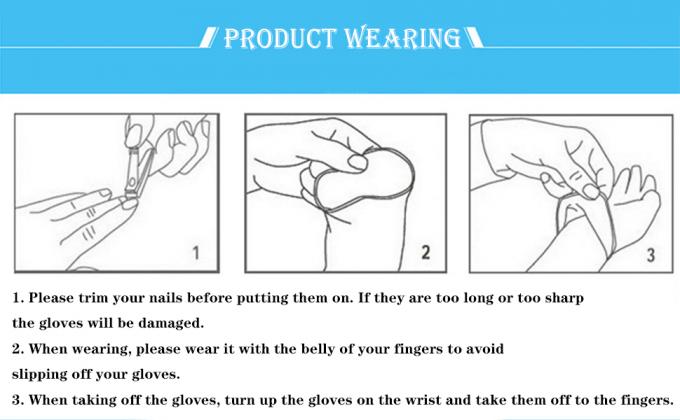 plastic disposable gloves