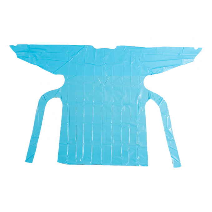 CPE-jurk, PLASTISCHE MEDICINE EENmalige voorhemden voor artsen, BIOHARZARD APRON, CHIRURGISCHE APRON, LOGO 1