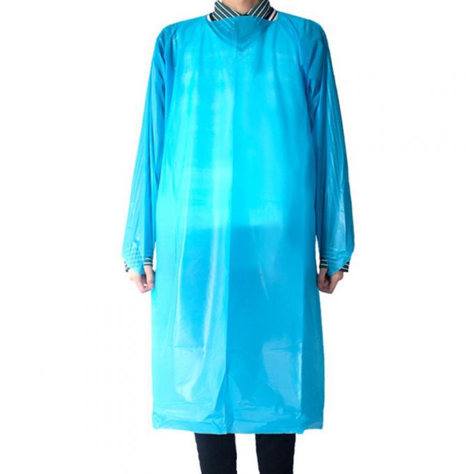 Kleurrijke duurzame plastic keuken schort polyethyleen wegwerp CPE lange mouw schort mannen vrouwen volwassenen schoonmaak 5