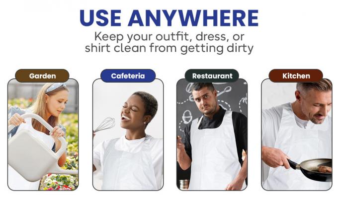 Producten wegwerpplastic/polypron 46 inch x 28 inch - 2 Mil - Voor koken en ambachten 1