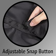 Barberscap Grote maat met verstelbare sluiting waterdicht kap voor mannen, vrouwen en kinderen Zwart 12