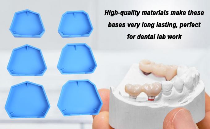 Silicone tandheelkundig laboratorium met behulp van modelbasis voormalige afdrukbakken basisvormen orale behandeling tandheelkunde laboratorium verschillende bakken 1