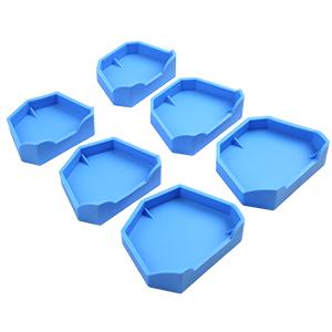 Silicone tandheelkundig laboratorium met behulp van modelbasis voormalige afdrukbakken basisvormen orale behandeling tandheelkunde laboratorium verschillende bakken 2