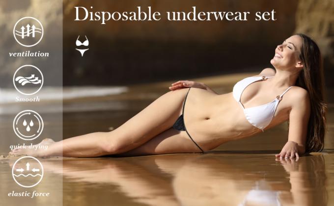 Pro Wegwerp niet-geweven G String Thongs Vrouwen G String Panties Voor Spa Wegwerp Bikini Panties 0
