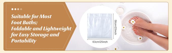 Eenmalige voetenbaden voetenbaden draagbare badkasten plastic pedicure spa tassen dunne grote voetenbaden voetenbaden eenmalige 0