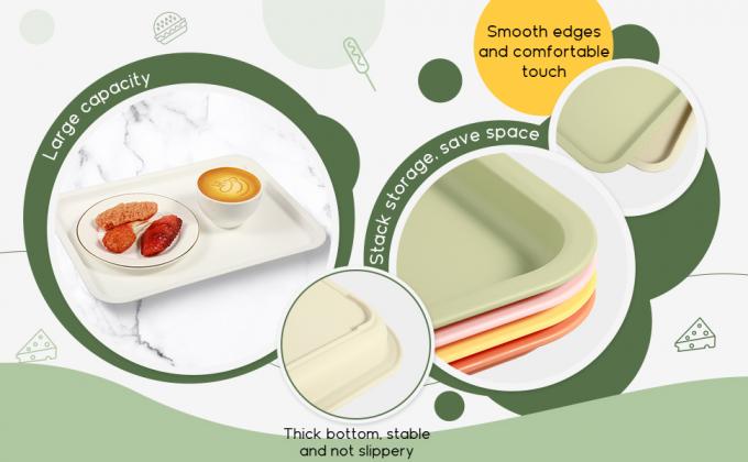Plastic Fast Food Trays Bulk Restaurant Serving Trays Cafeteria Trays Grill Tray School Lunch Trays Rechthoekig 2