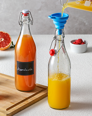 Glas sapflessen met 2 rietjes en 2 deksels w Hole- 16 OZ Reisdrinkpotten, waterbekers met zwarte luchtdichte deksels 2