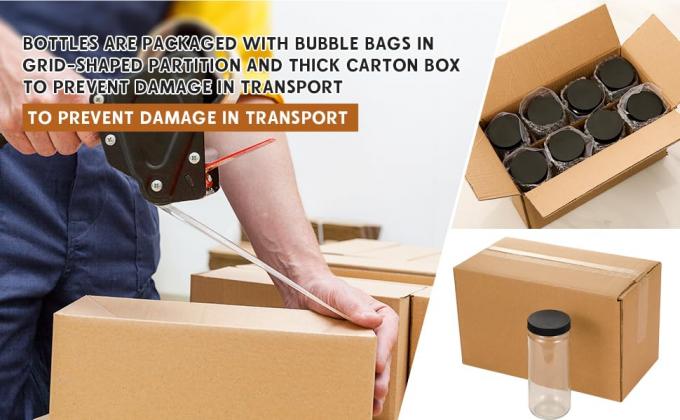 Glas sapflessen met 2 rietjes en 2 deksels w Hole- 16 OZ Reisdrinkpotten, waterbekers met zwarte luchtdichte deksels 9