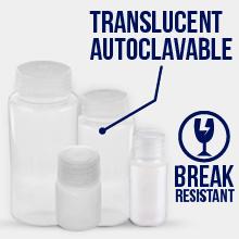 Laboratoriumbenodigdheden voor reagensflessen PETG 5 ml, 10 ml, 30 ml, 60 ml, 125 ml steriele kunststofcelcultuurmedium reagensfles 14