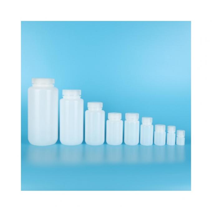 HDPE-plasticflessen met brede mond Lab-monsterflessen Laboratoriale reagensflessen Proefdichtingsflessen 15