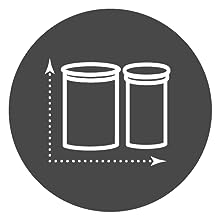 lege flessen met doppen - luchtdichte 30 drams pop top flessen - receptgeneesmiddelencontainer - voor kruiden, snoep 3