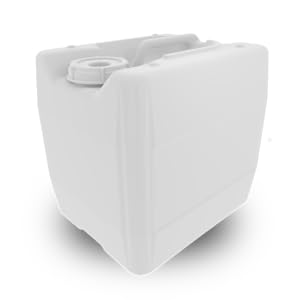 Containers voor het vervoer, opslag en afval; 20L (5 gallon), HDPE, 70mm cap, UN 3H1, 1/EA 12
