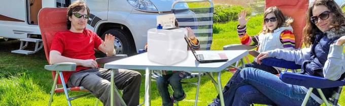 Watercontainer 2,6-gallon BPA-vrij, wateropslagcontainers voor noodgevallen met spigot, opvouwbare draagbare opslagpot 2