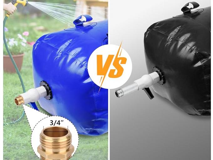 Watertank opvouwbare opslagcontainer zak blaas klep voor kamperen RV droogtebestendige brandbestrijding 1