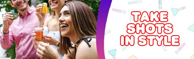 Chemie Glas Set, 4 Plastic Laboratory Glasses, Grappige Wetenschappelijke Geschenken, Cool Chemie Graduatie Gag Gift 1