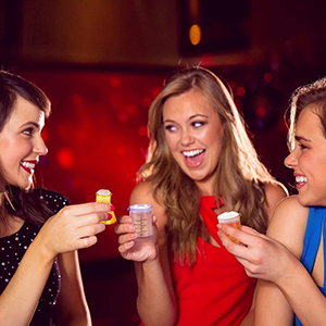 Chemie Glas Set, 4 Plastic Laboratory Glasses, Grappige Wetenschappelijke Geschenken, Cool Chemie Graduatie Gag Gift 3