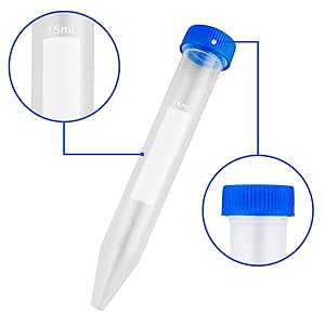Steriele Amber 1,5 ml Microcentrifuge Microcentrifuge Tube Falcon Tube Konieke Centrifuge Tubes 15mL, 100pcs Steriele 3
