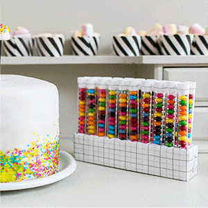 Plastic proefbuizen met rek en dop, 16 x 100 mm met houder voor wetenschappelijke experimenten, Perlen vloeistof 4