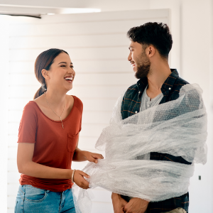 Bubbelrol 24 breed x 175 ft Kleine bubbels 3/16 geperforeerd elke 12, helder geperforeerd bubbelkussing wrap 6