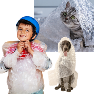 Bubbelrol 24 breed x 175 ft Kleine bubbels 3/16 geperforeerd elke 12, helder geperforeerd bubbelkussing wrap 7