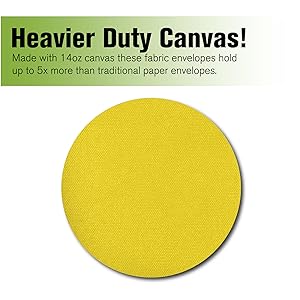 Canvas Interoffice Mailer, 14 oz. 14W x 11H Transit Bag Grote Zipper Bag met Grommet Gebruik met hangslot 0