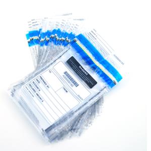 Gepaste logo Grootte ICAO Vervaardiger Tamper Proof Bewijszakken Beveiliging Verzegeld Winkelen Steb Duty Free 3