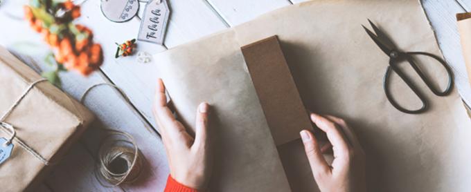 Bruine gegolfde kartonnen literatuurmailbox voor verpakking, verzending, zakelijke verzending Verpakkingsliteratuurmailbox 9