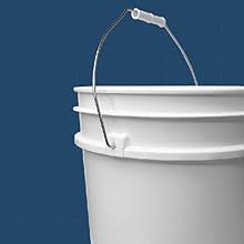 5 Gallon White Bucket & Lid - Duurzame 90 Mil All Purpose Bucket - Food Grade - BPA Free Plasti (5 Gal. W/Lids - 6pk) 4