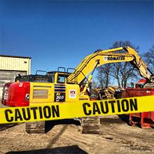 Biohazard High Visibility Tape Halloween Decoratie Tape voor spookhuizen, Yard Décor, feesten. 3