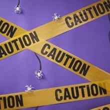 Biohazard High Visibility Tape Halloween Decoratie Tape voor spookhuizen, Yard Décor, feesten. 6