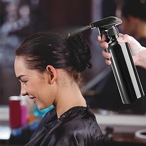 Plastic sprayflessen Zwart voor reinigingsoplossingen 16 oz (verpakking van 4), Heavy Duty hervulbaar herbruikbaar lege spray 7