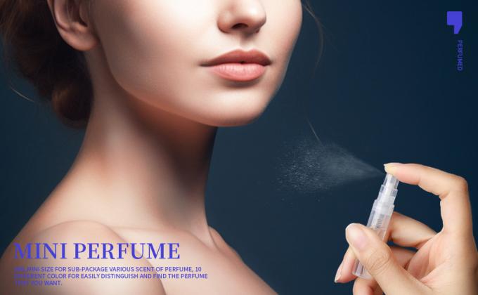 3 ml Mini Sprayfles, 10 verpakkingen 3 ml Mini Clear Plastic Sprayfles Leeg, fijn mistig Hervulbaar Mini Parfumfles 4