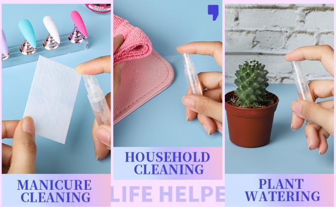 3 ml Mini Sprayfles, 10 verpakkingen 3 ml Mini Clear Plastic Sprayfles Leeg, fijn mistig Hervulbaar Mini Parfumfles 5