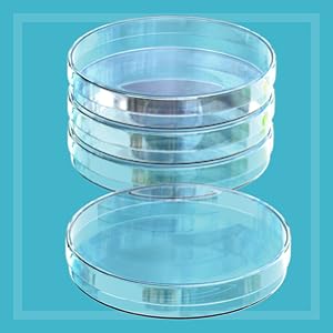 Steriele petrischalen met deksels (90 x 15 mm), 2 ml plastic pipetten voor laboratoriumanalyse, schoolprojecten, bloedmonsters 2