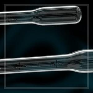 Steriele petrischalen met deksels (90 x 15 mm), 2 ml plastic pipetten voor laboratoriumanalyse, schoolprojecten, bloedmonsters 3