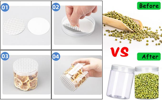 Containers met deksels Plastic potten Containers voor slijm met wit waterdicht deksels en stickers Mini opslag voor doe-het-zelf 8